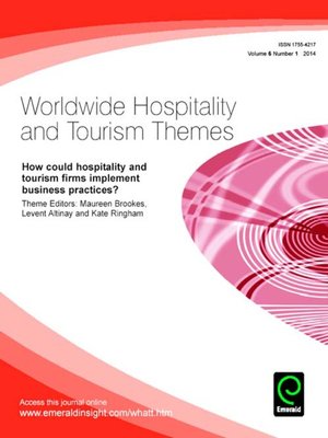 cover image of Worldwide Hospitality and Tourism Themes, Volume 6, Issue 1
